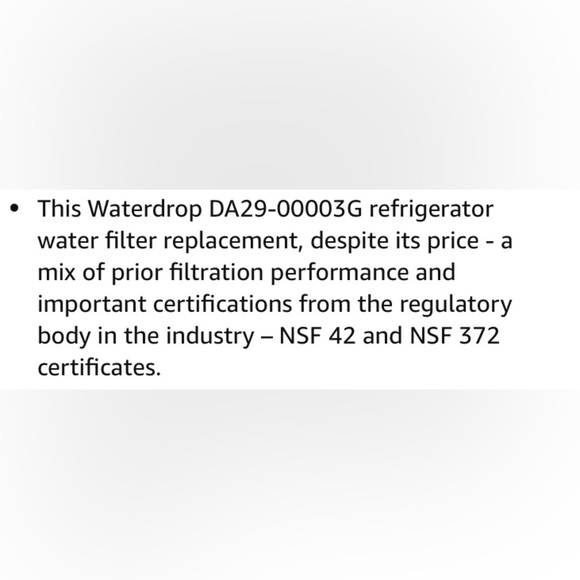 Three Refrigerator Filters Waterdrop WD-F118 Replacement for Samsung - Picture 3 of 6